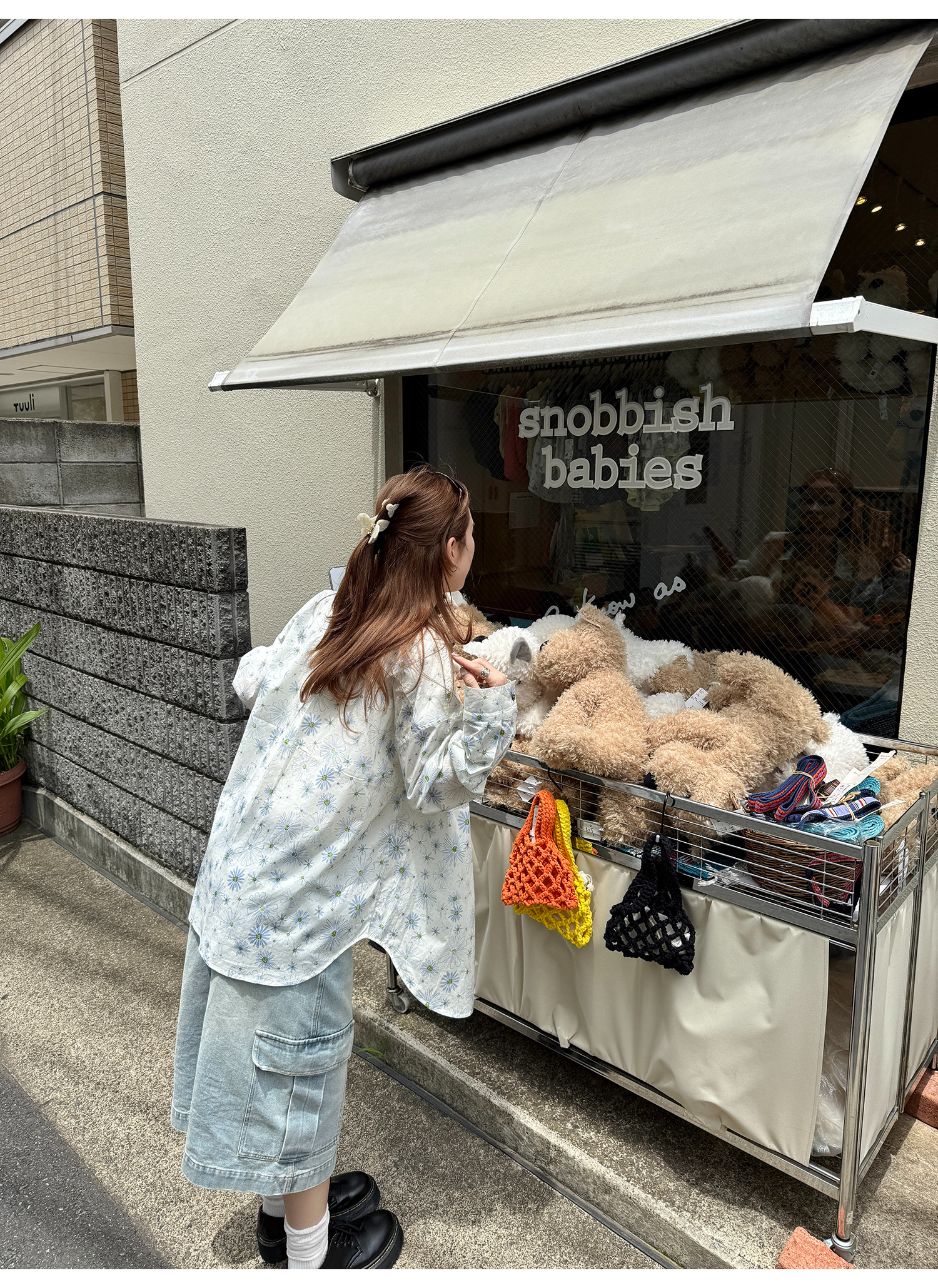 LelyMooch夏の透け感シャツ｜小花柄・UV対策  LEM187