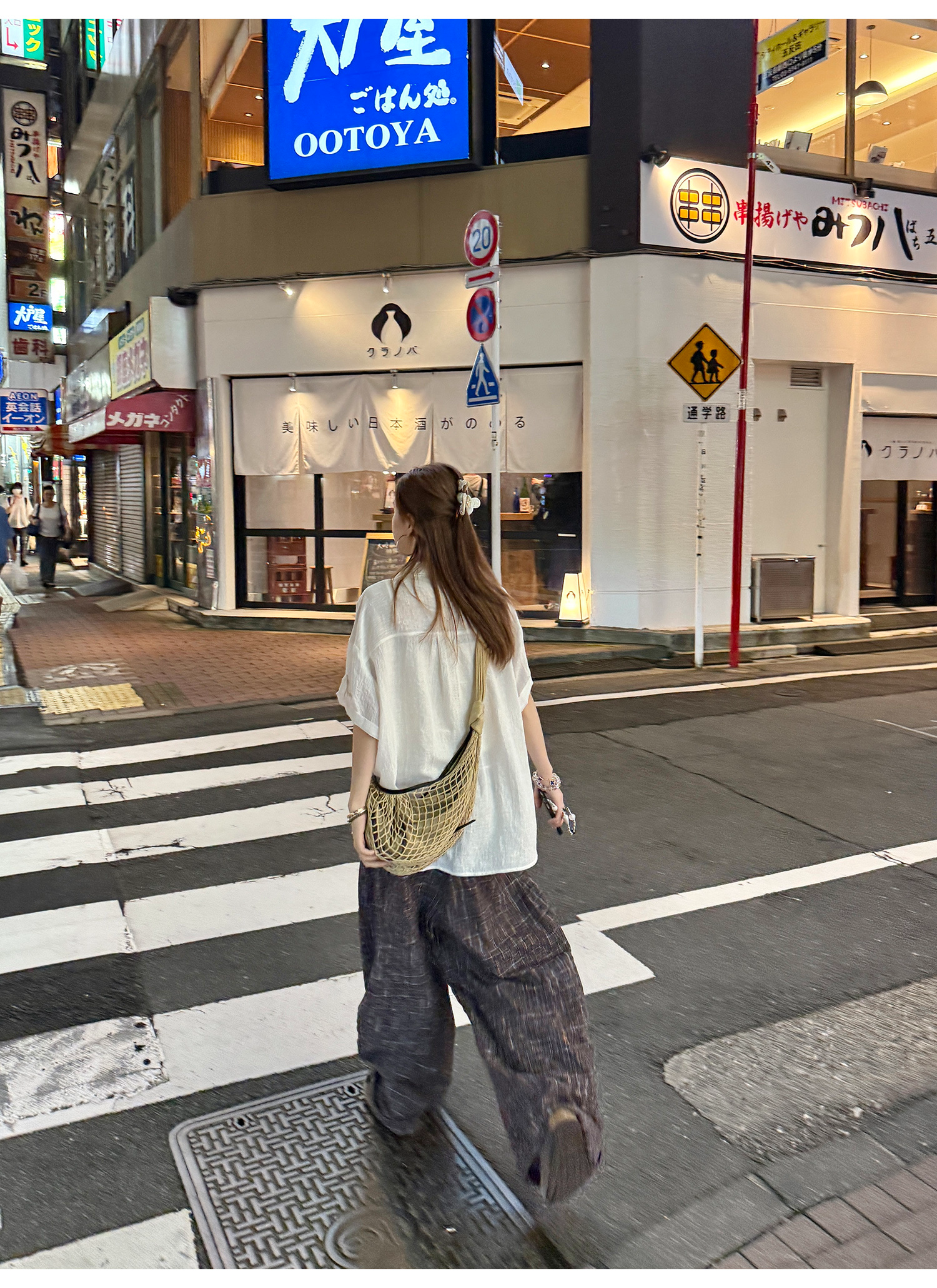 LelyMooch 1年中使える！ヴィンテージ風ワイドパンツ  LEM186