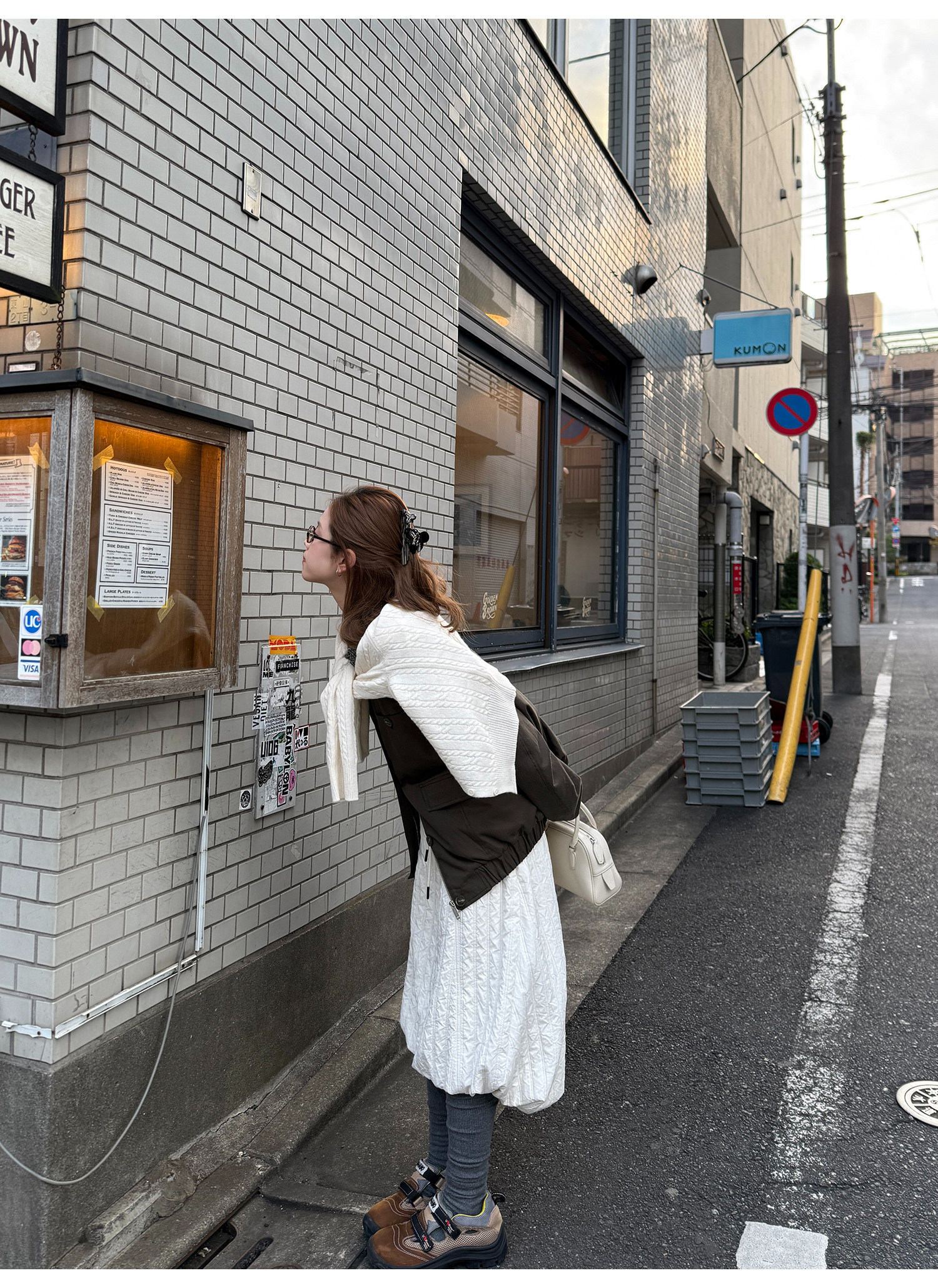 LelyMooch ドロスト ロングスカート シワ感素材 前後差  LEM288