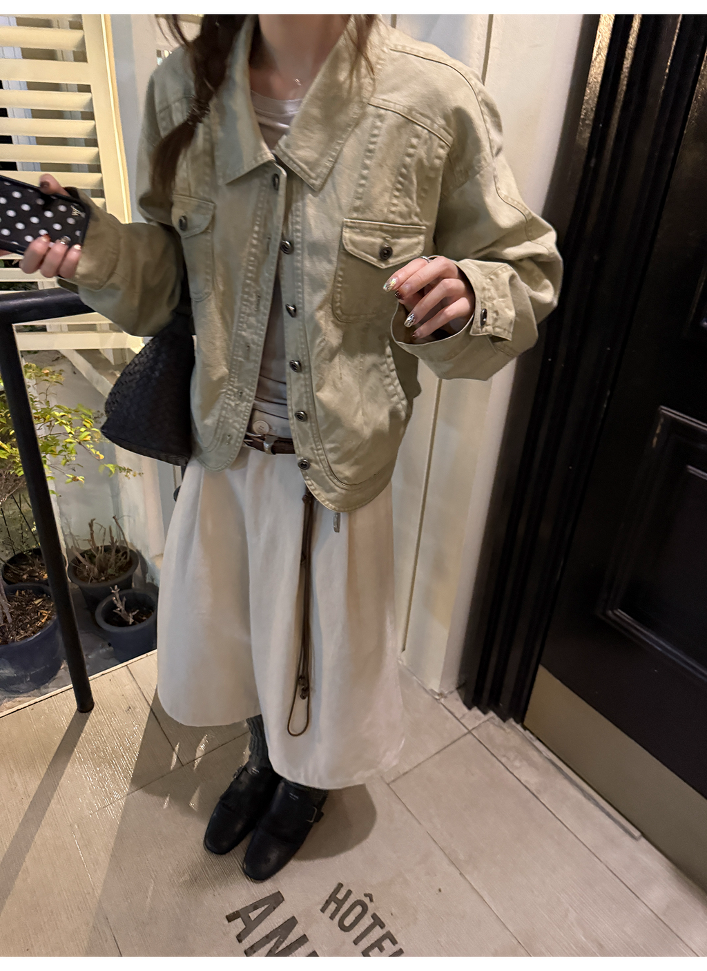 LelyMooch 裏フリースショートジャケット  LEM256