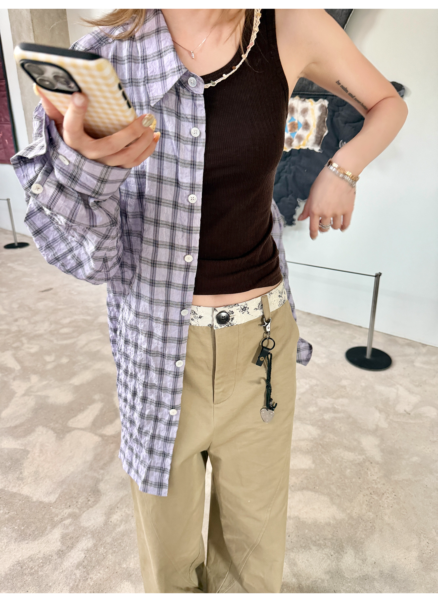 LelyMooch 黄金比カットチノパン  LEM174