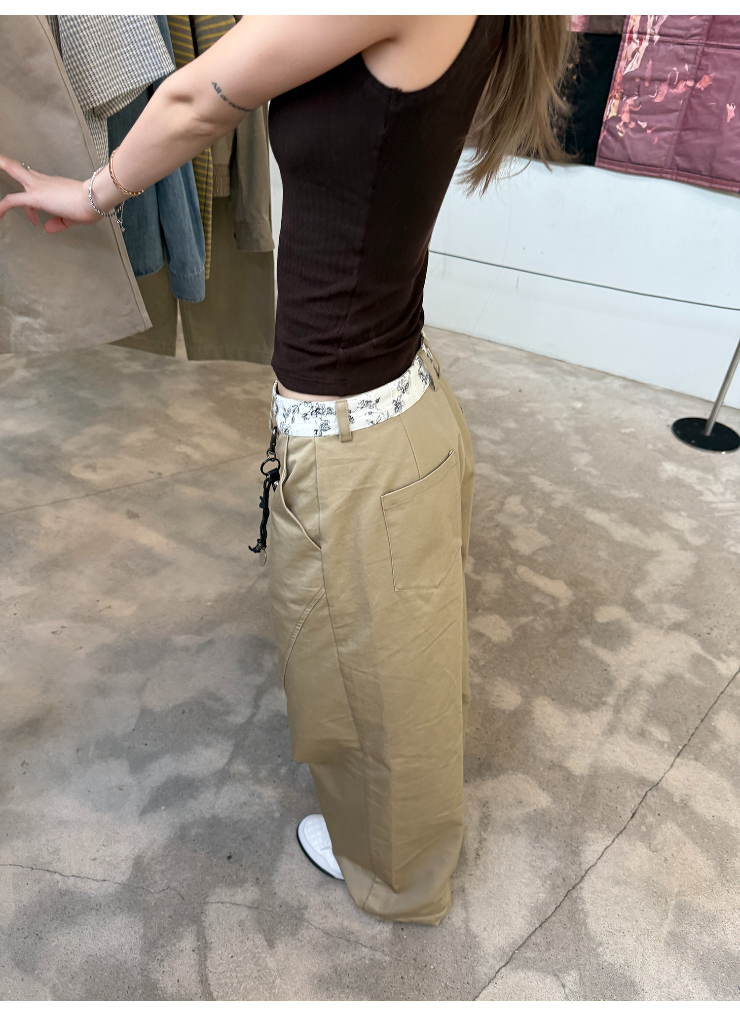 LelyMooch 黄金比カットチノパン  LEM174