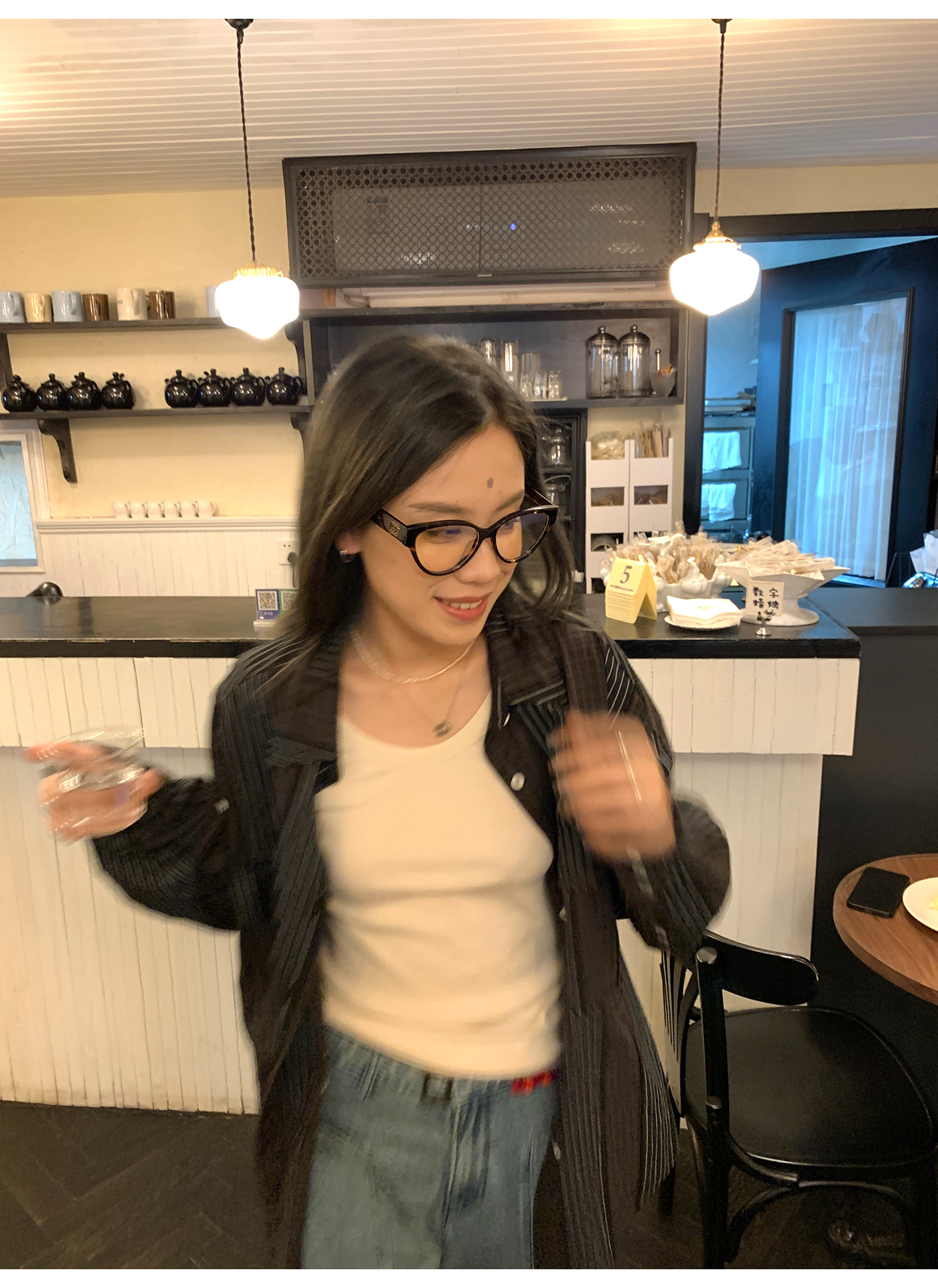 LelyMooch Back Lace Knit Tank Top LEM073