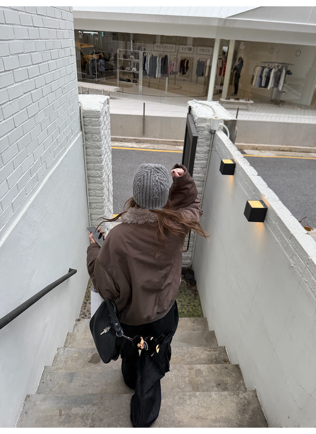 LelyMooch エコファーライナー付きモッズコート　LEM259