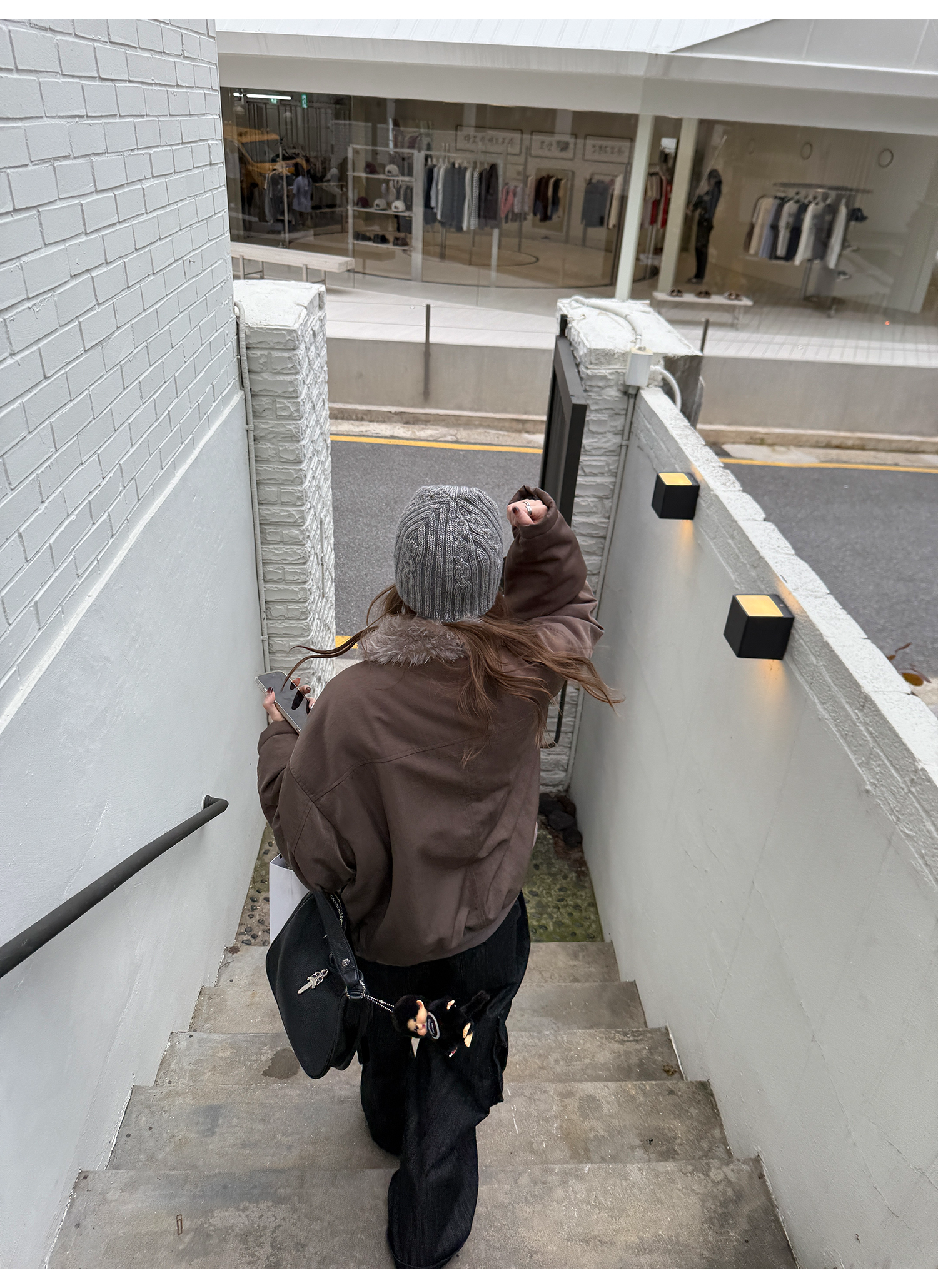 LelyMooch エコファーライナー付きモッズコート　LEM259