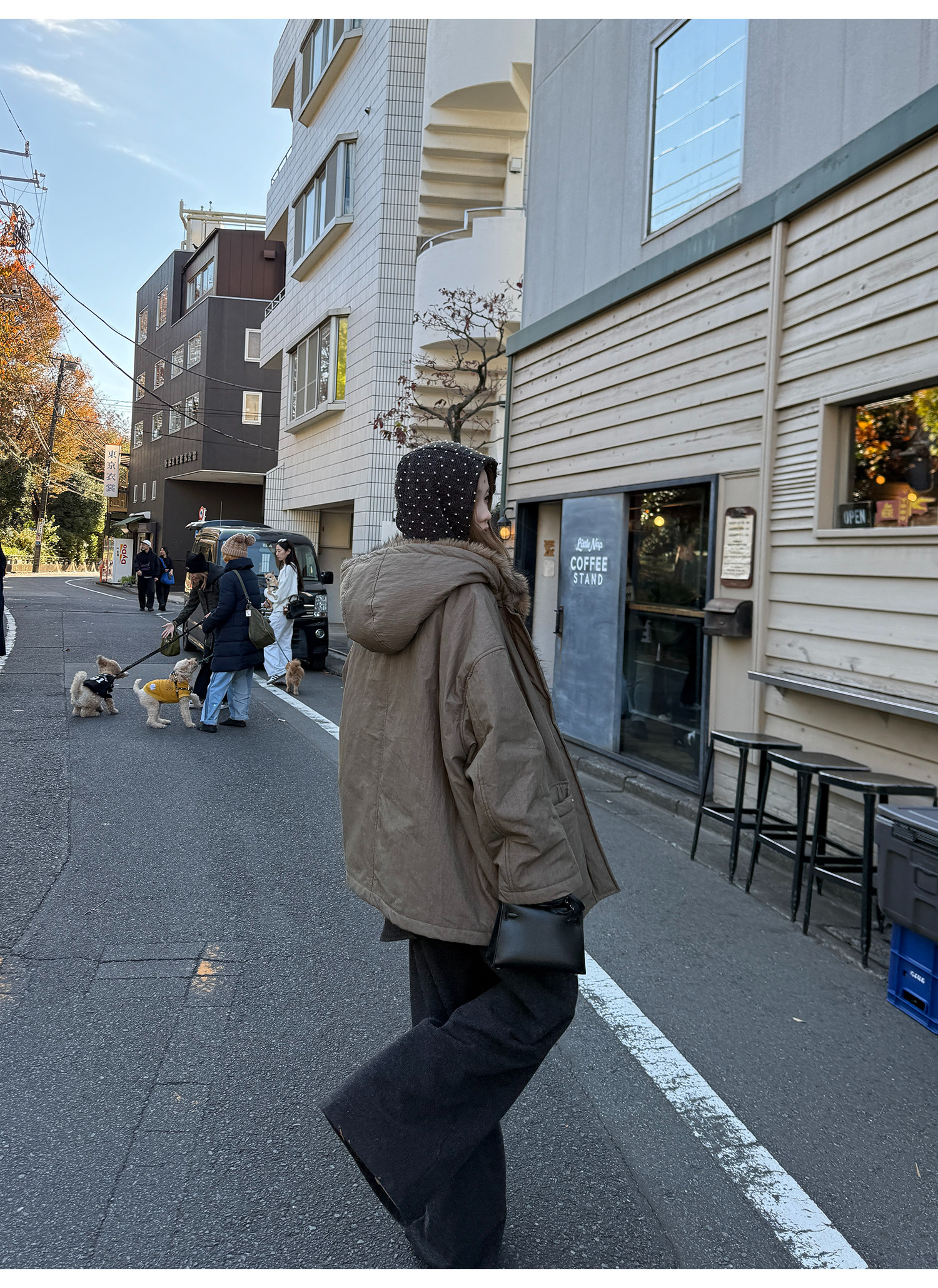 LelyMooch レイヤード風 ワイドパンツ  LEM283