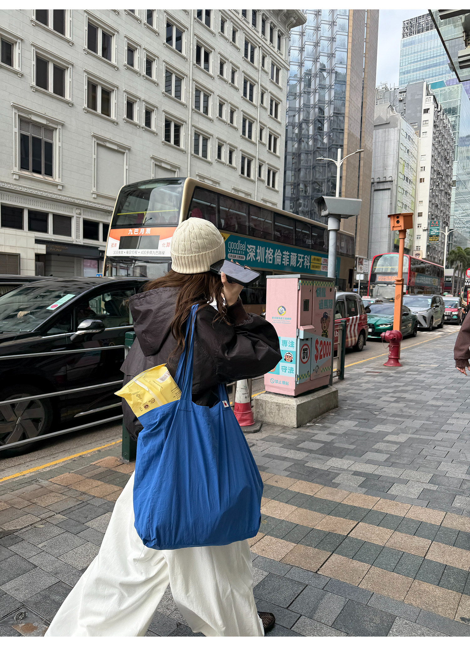 LelyMooch 取り外しフード付き スタンドカラージャケット  LEM325