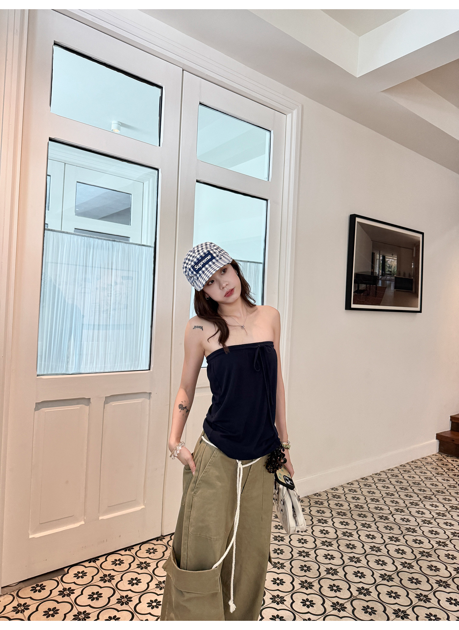 LelyMooch ブルートーンチューブトップ  LEM212