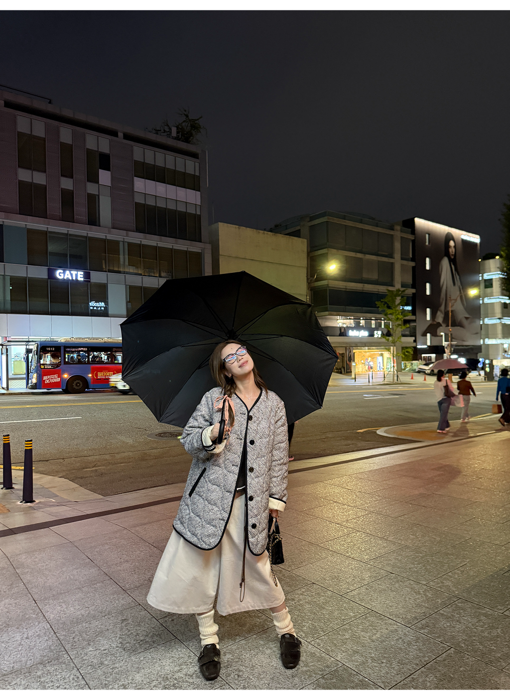 LelyMooch 起毛コットン ベージュクロップドパンツ  LEM255