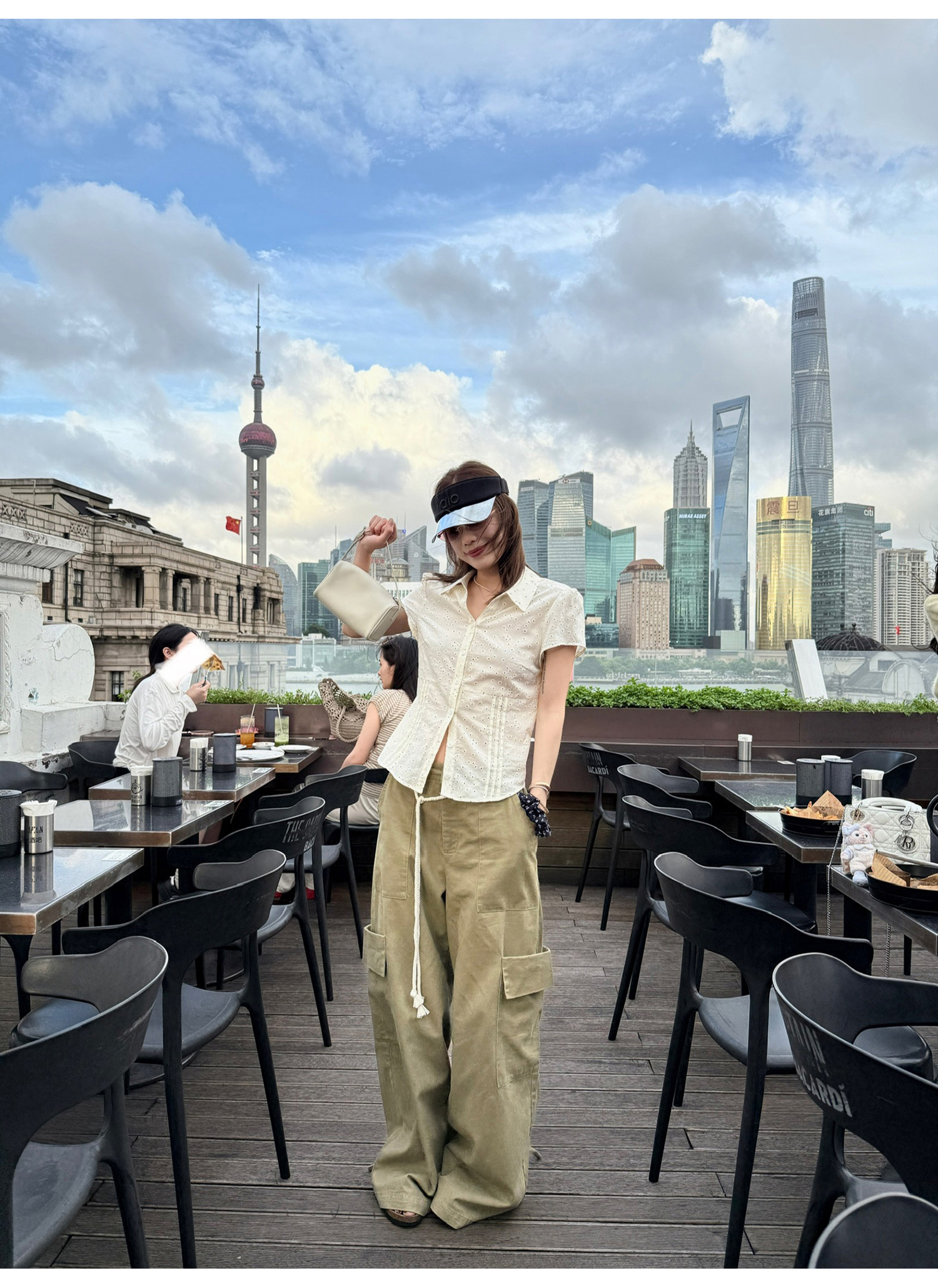 LelyMooch ドローコード付きコットンパンツ  LEM205