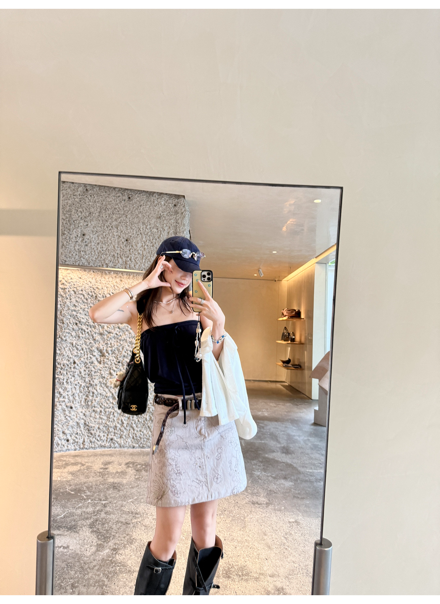 LelyMooch ブルートーンチューブトップ  LEM212