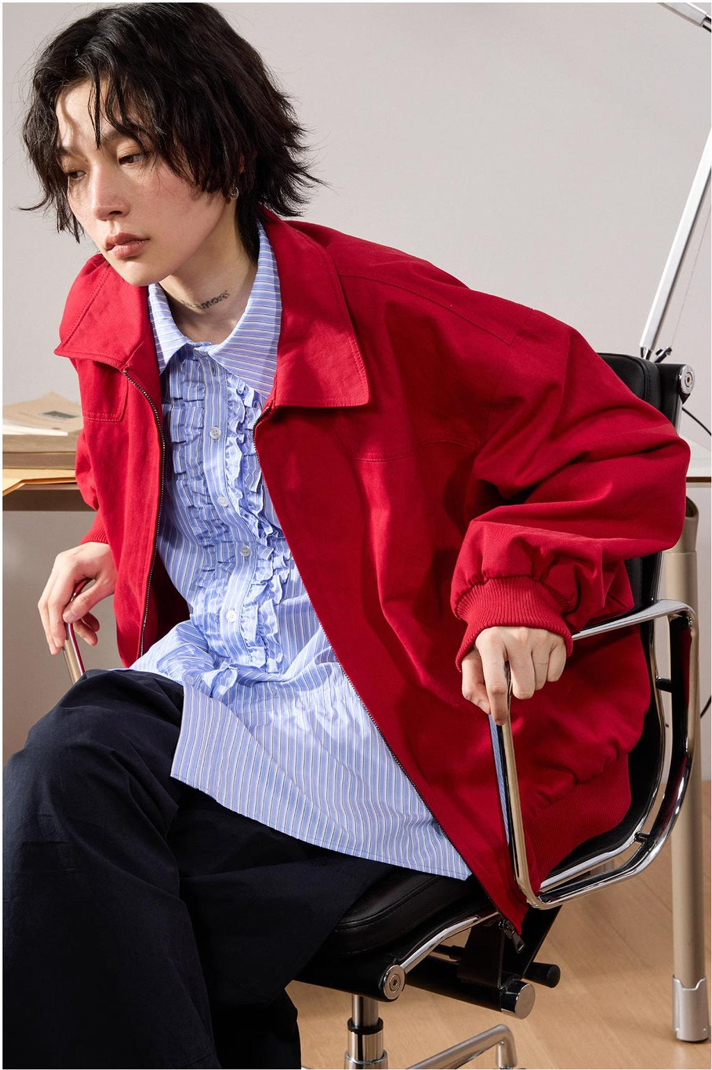 LoomL  ストリートシック風ジャケット  LOM012