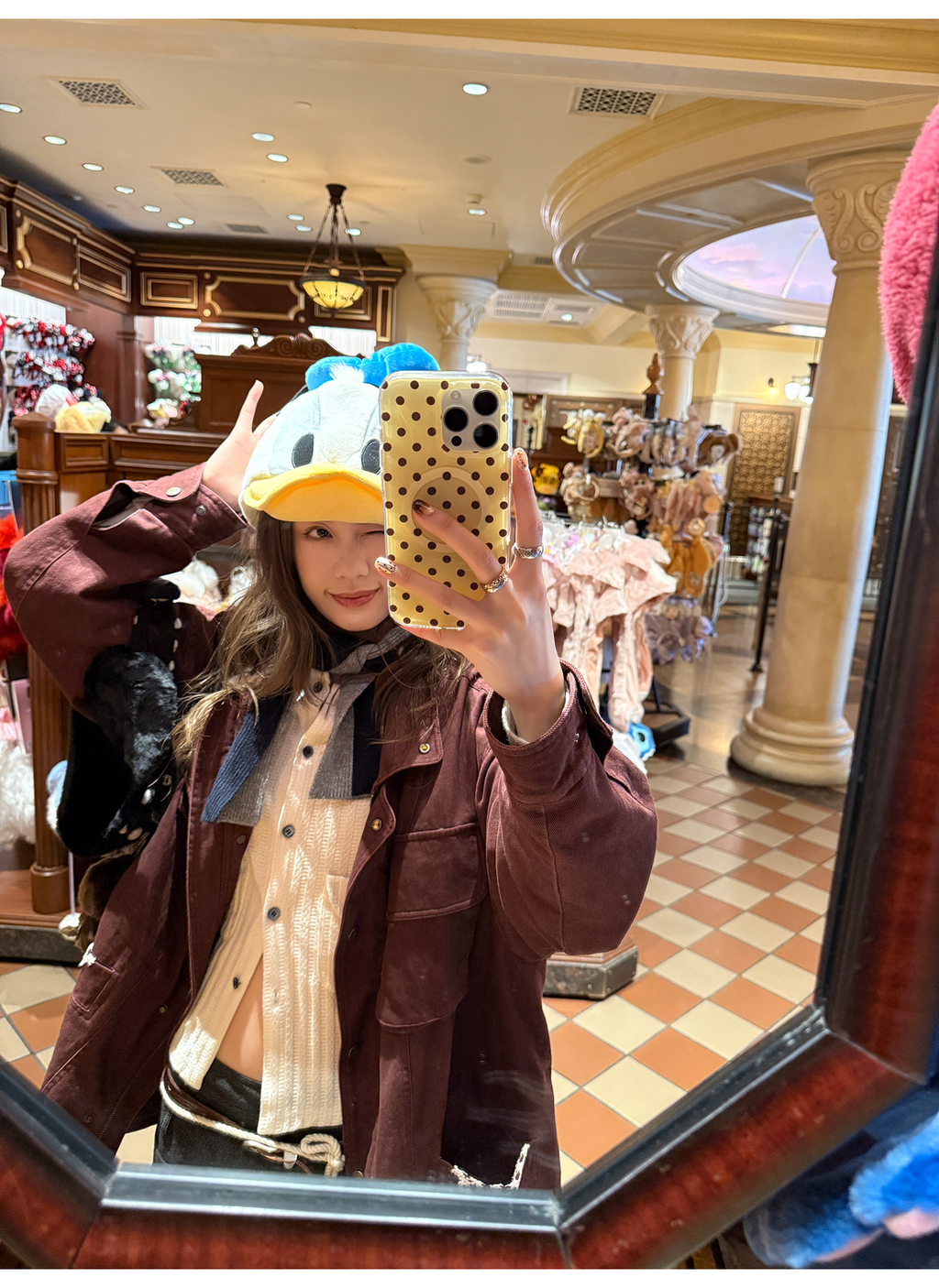 LelyMooch ゆるっとフリースワークジャケット  LEM242