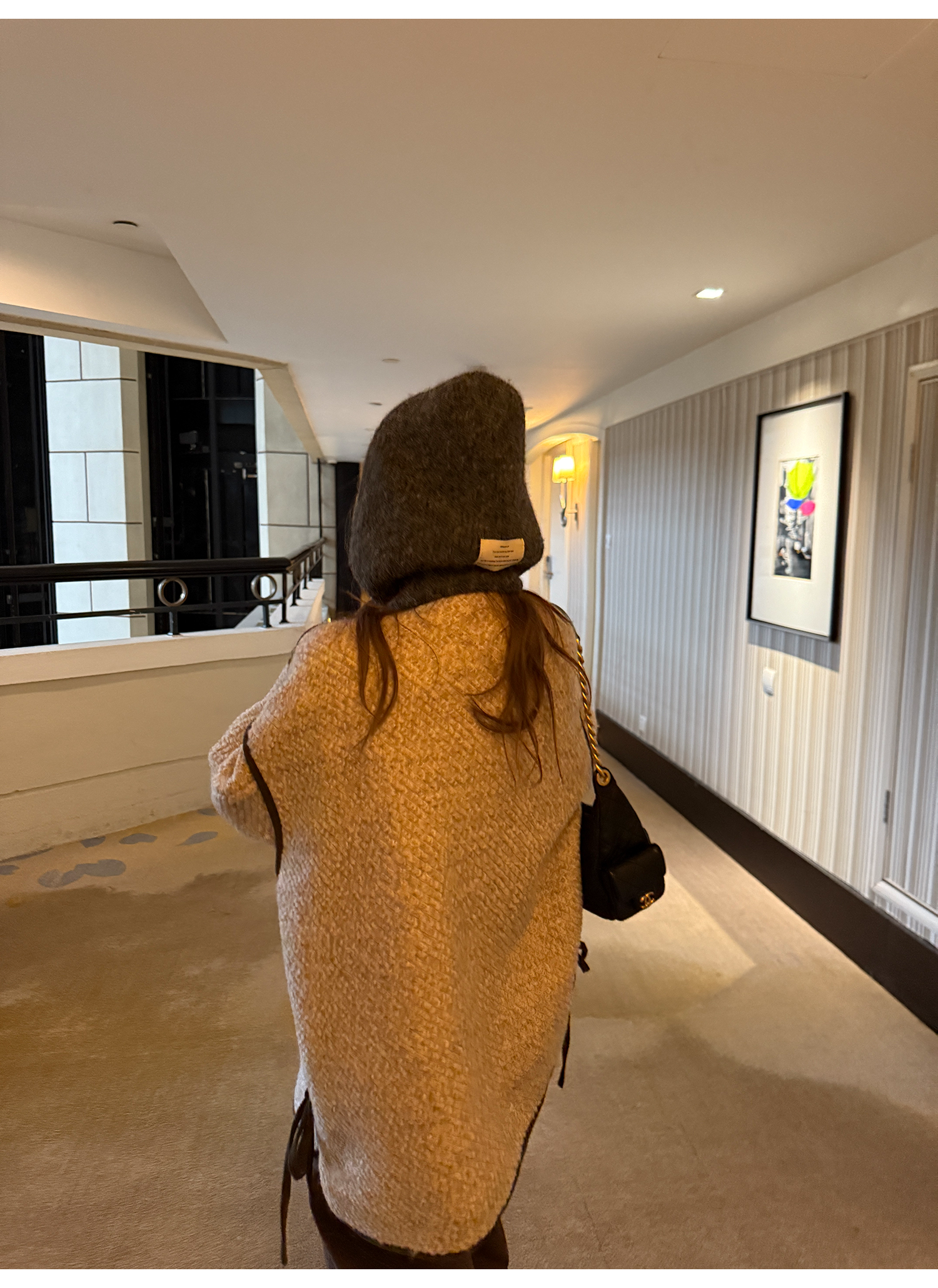 LelyMooch 配色パイピング ループウールジャケット　LEM278