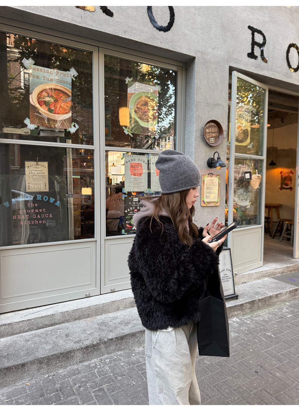 LelyMooch もこもこボアフードコート  LEM269