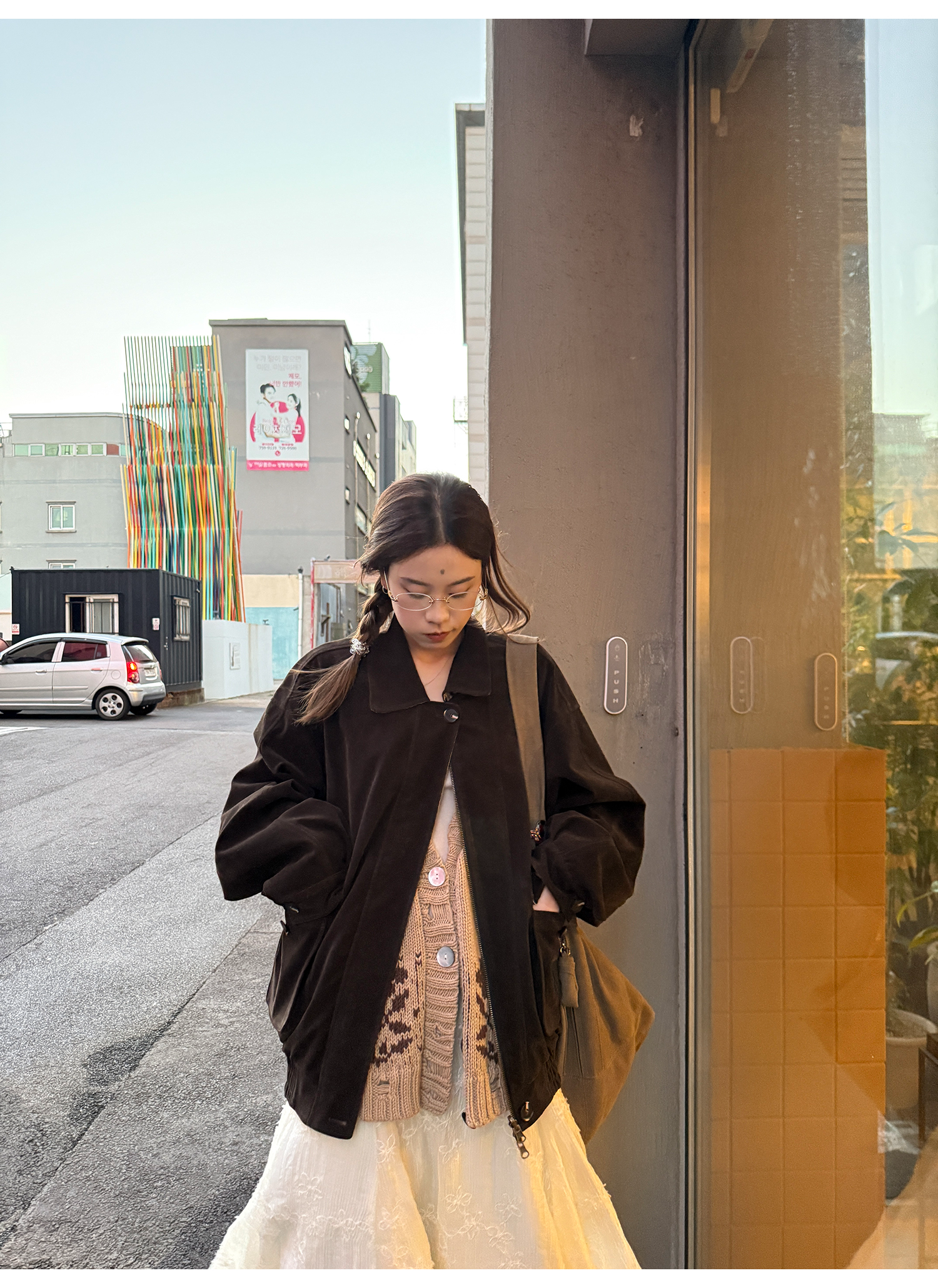 LelyMooch リバーシブルスエードジャケット  LEM250