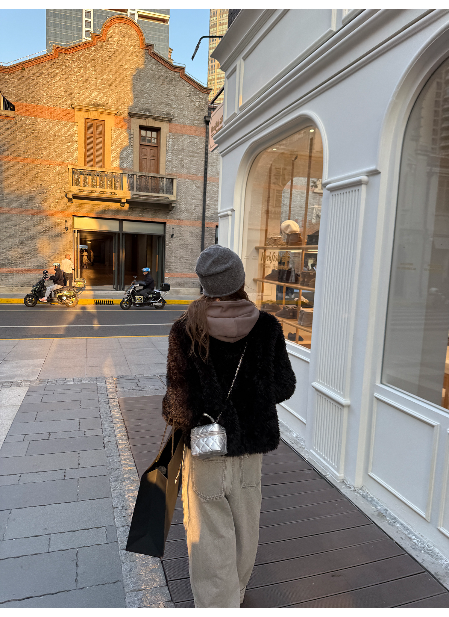 LelyMooch もこもこボアフードコート  LEM269