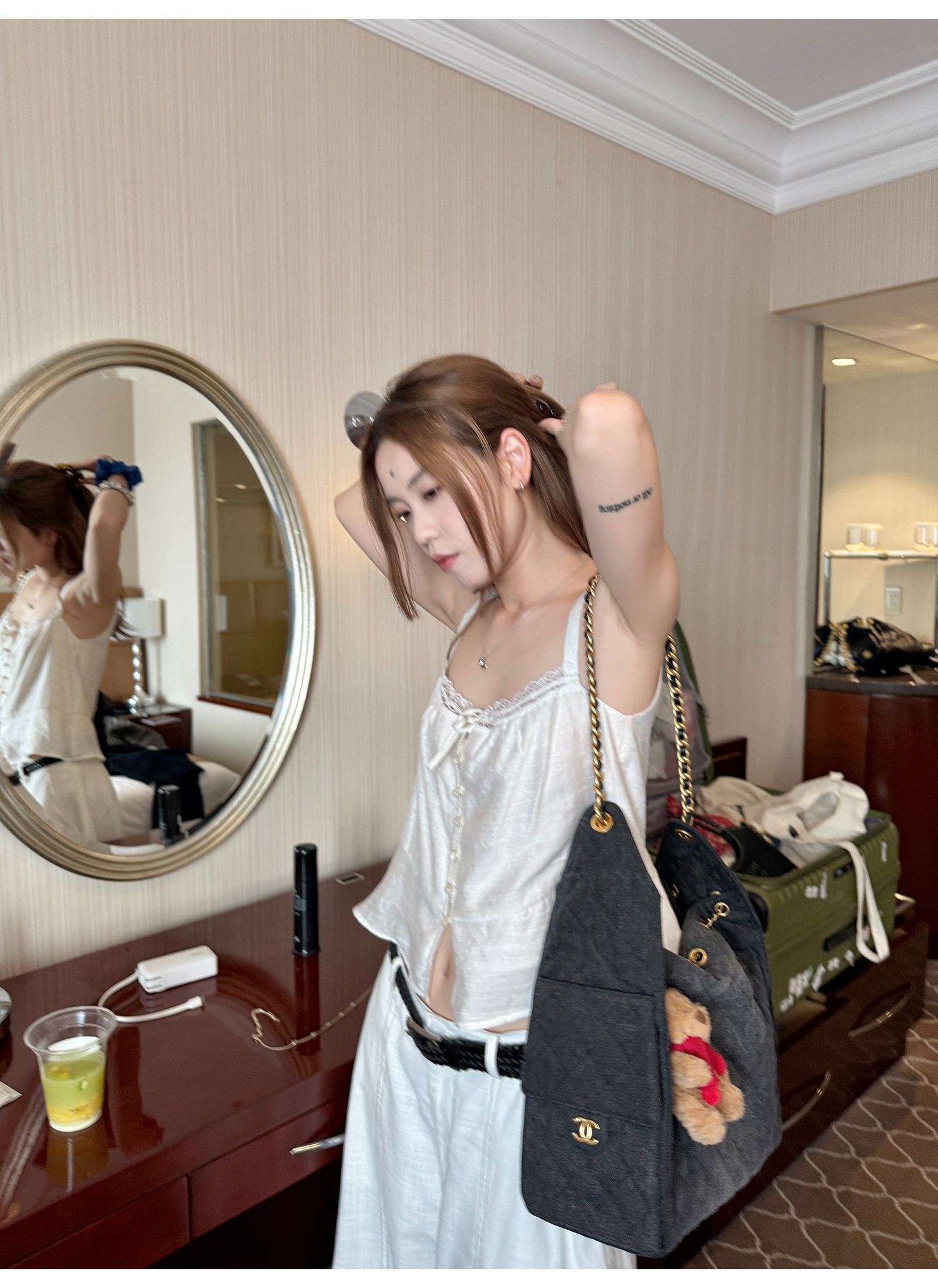 LelyMooch フレンチレースキャミ  LEM200