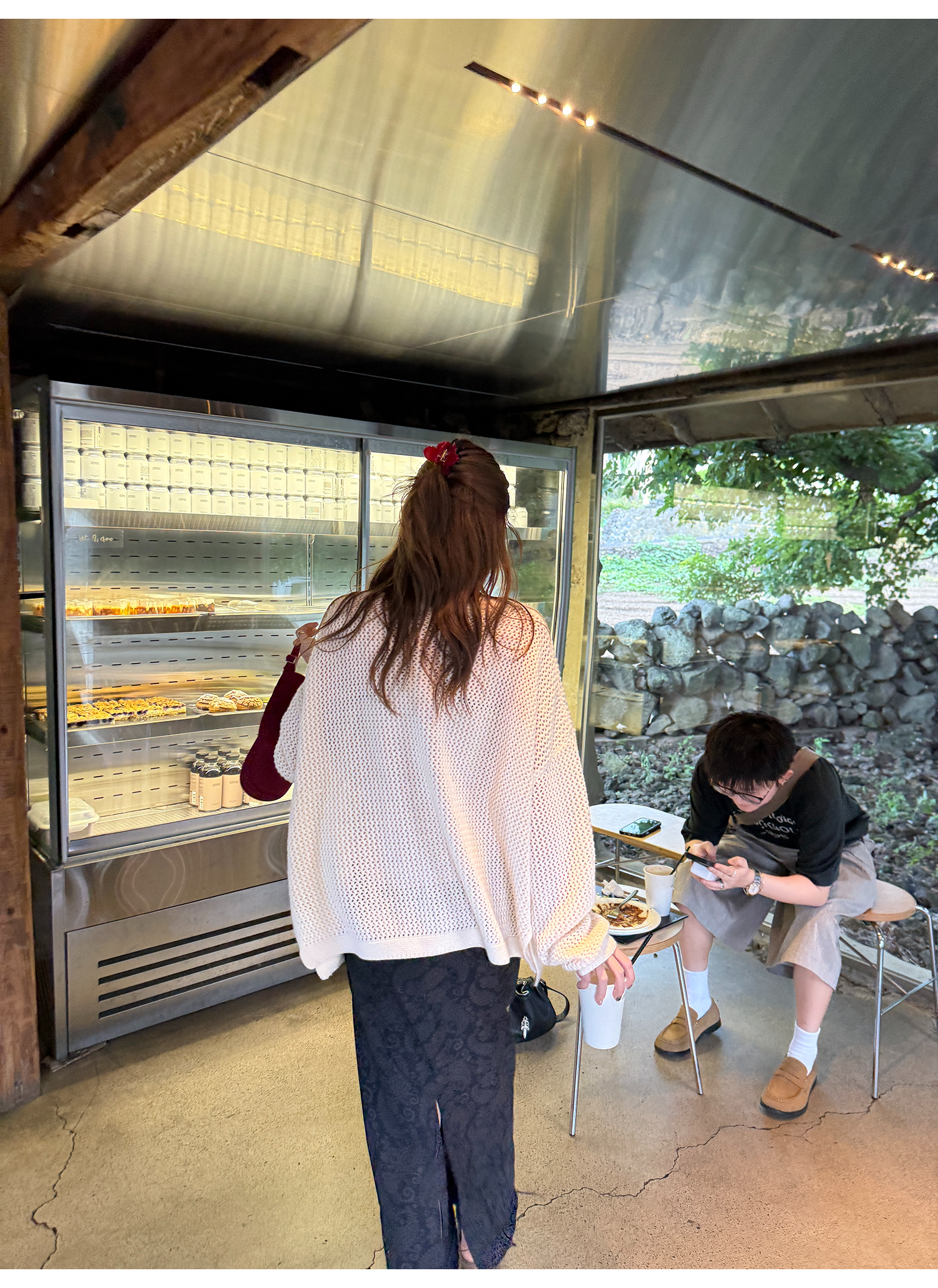 LelyMooch ゆるニットフリンジカーディガン  LEM249