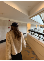 LelyMooch Cappotto con cappuccio in pile sherpa LEM269