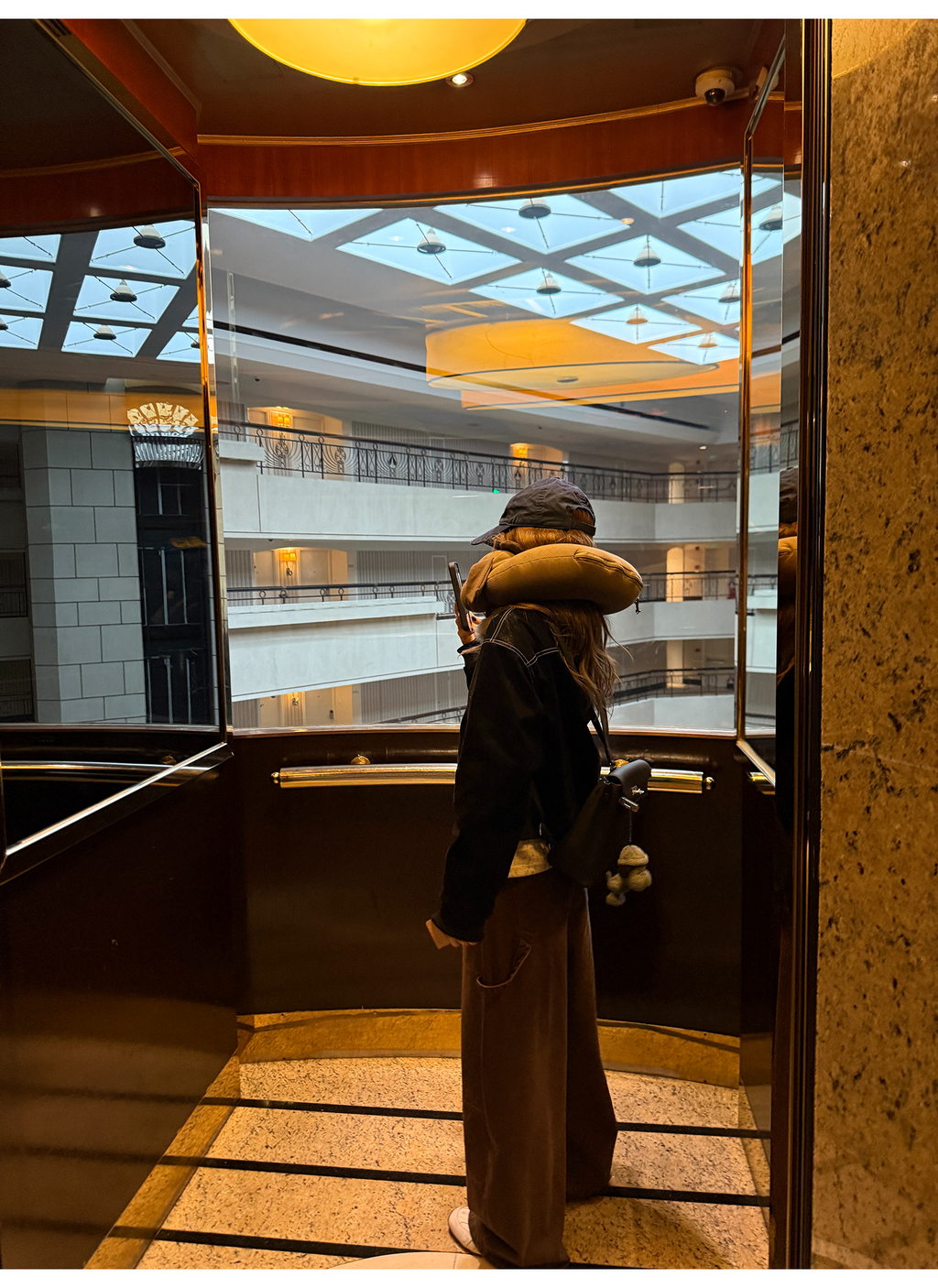 LelyMooch ステッチライン ファージャケット  LEM274