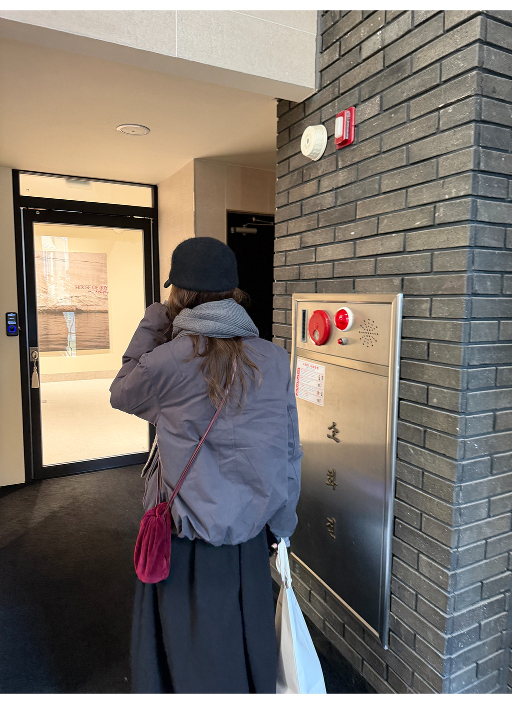 LelyMooch マフラー付き 中綿ブルゾン  LEM306