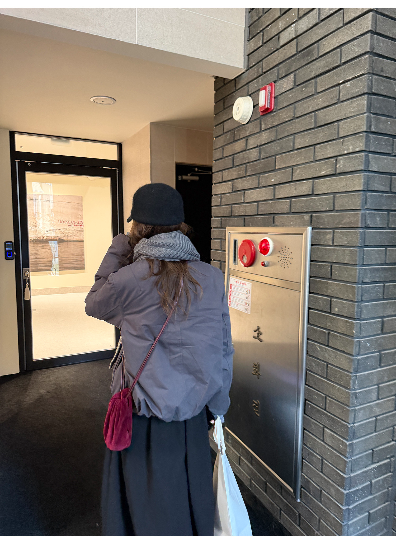 LelyMooch マフラー付き 中綿ブルゾン  LEM306