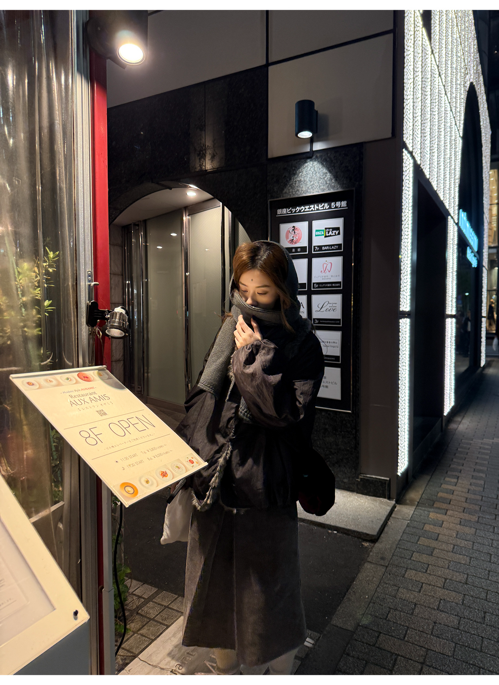 LelyMooch 光沢バイカラーブルゾン｜ボア切替×トグルボタン  LEM280