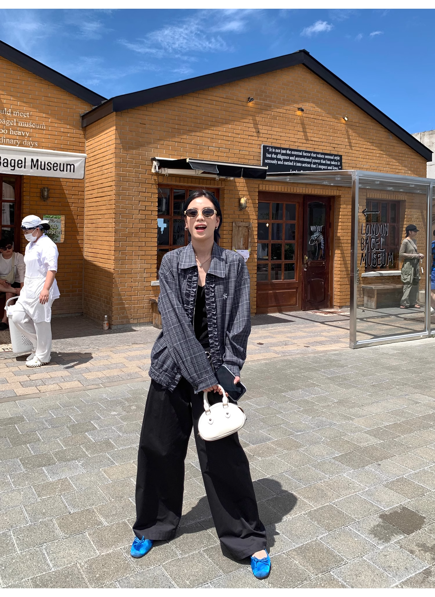 LelyMooch  ウォッシュコットン ワイドパンツ  LEM068