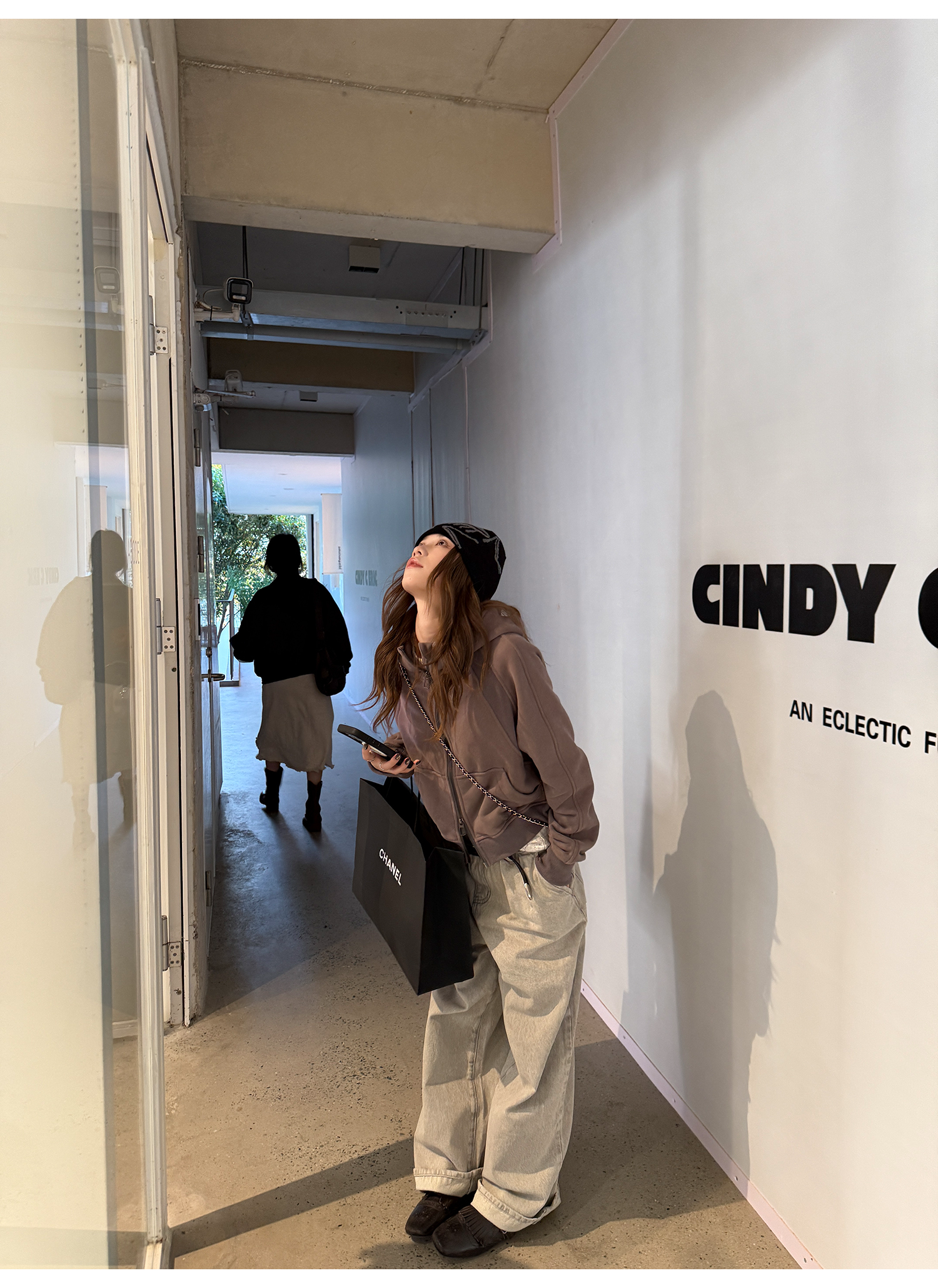 LelyMooch 裏起毛ジップアップフーディー　LEM275