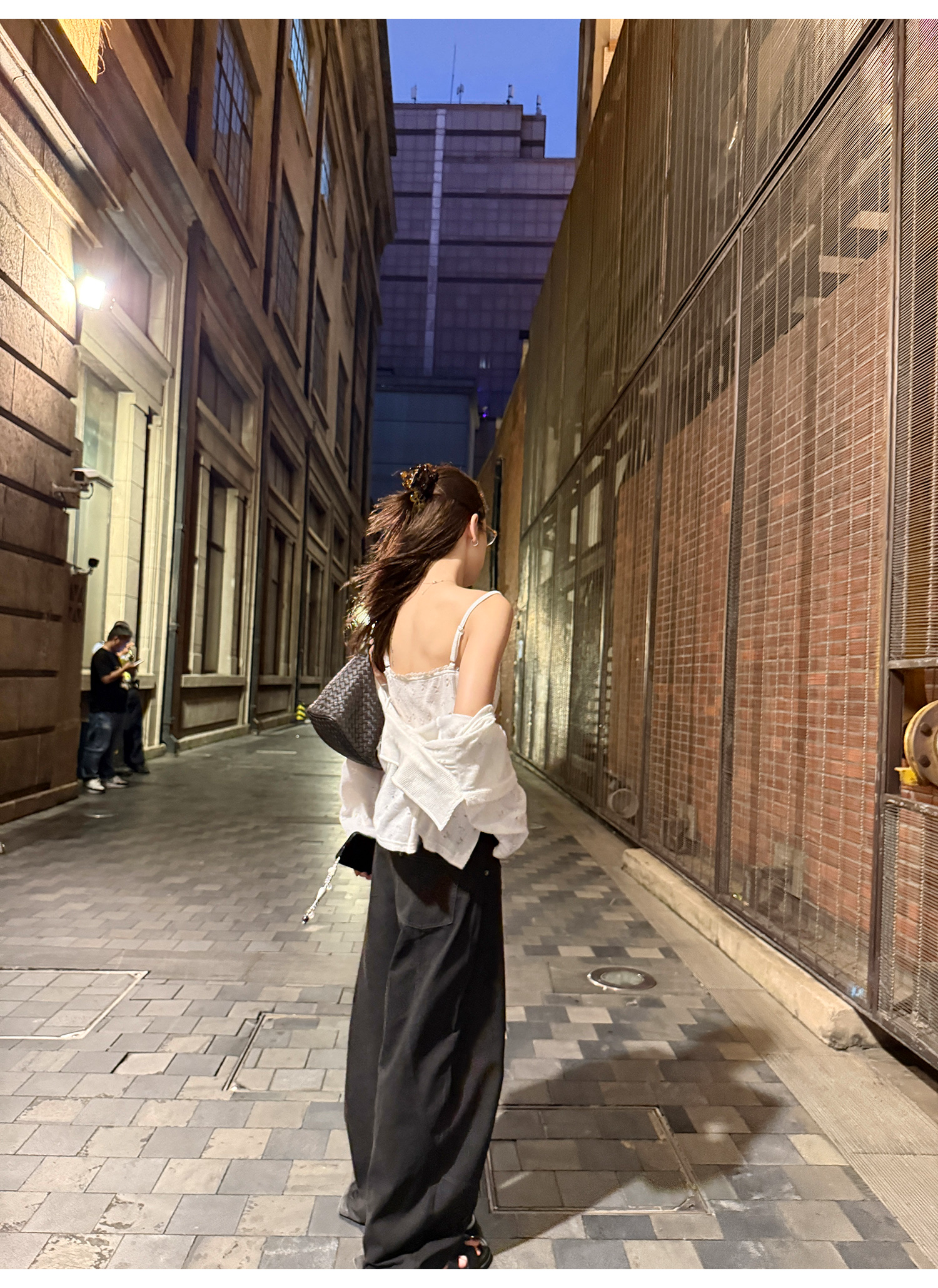 LelyMooch ニットカーデ＆レースキャミセット  LEM209