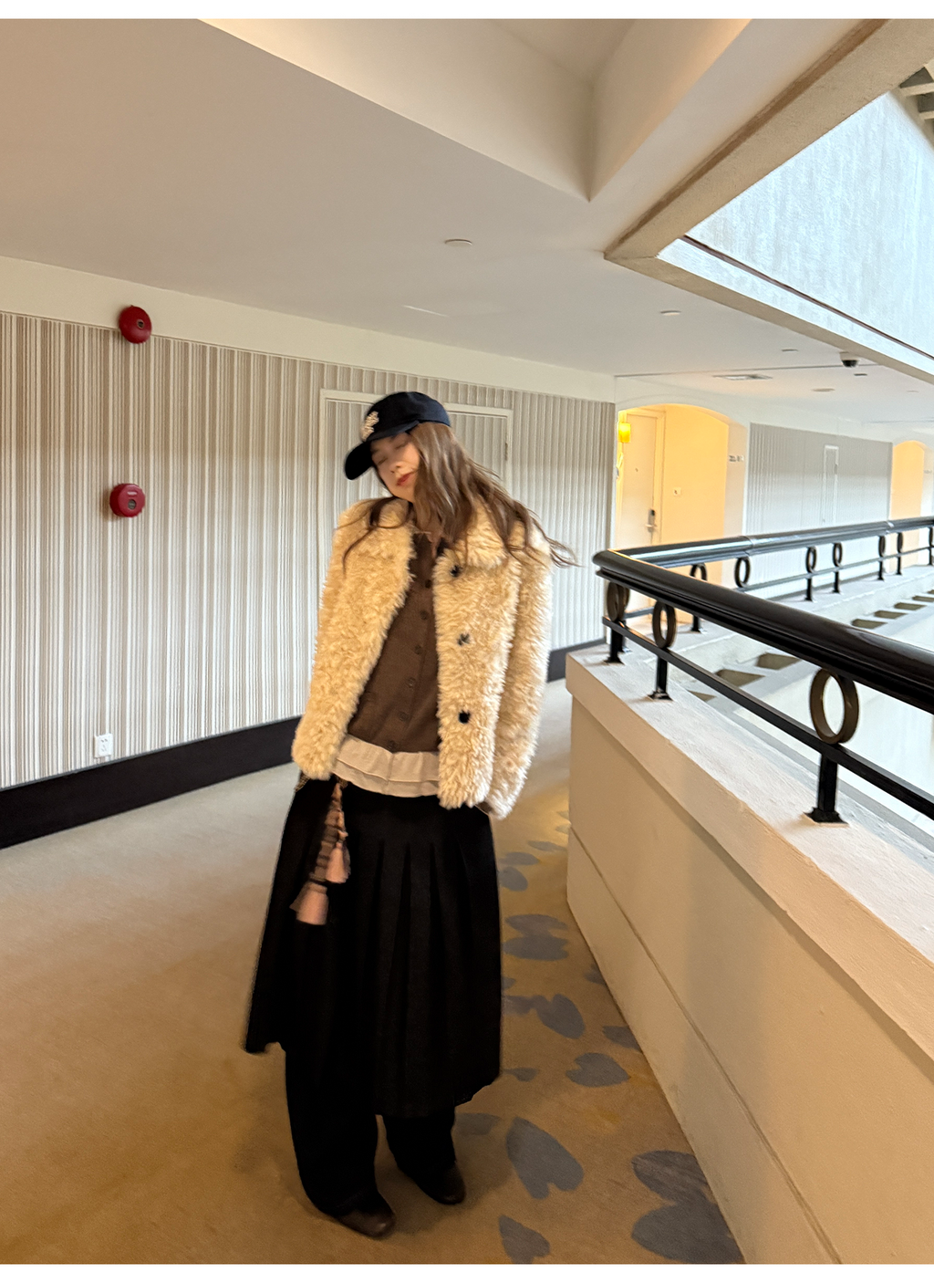 LelyMooch もこもこボアフードコート  LEM269