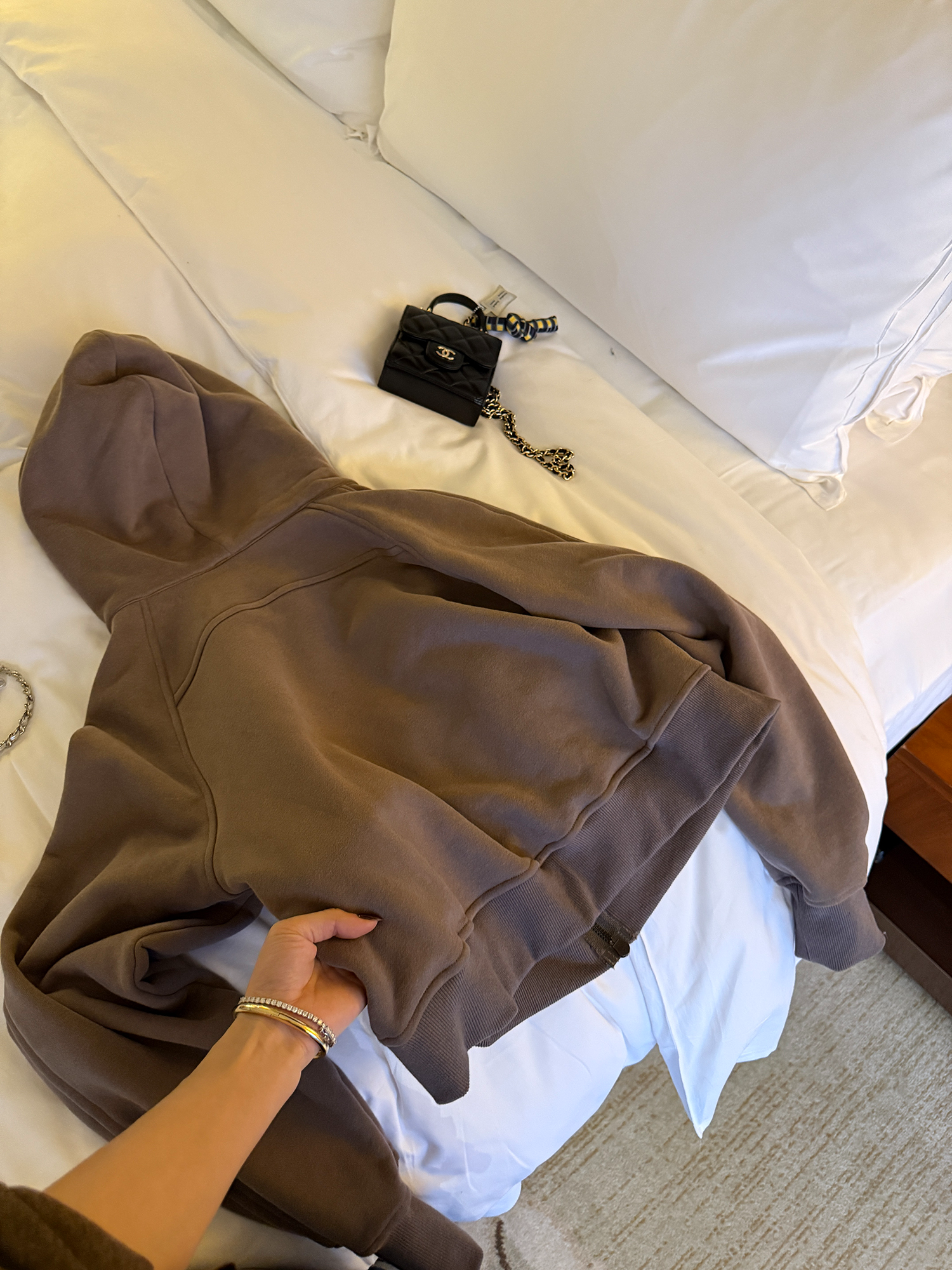 LelyMooch 裏起毛ジップアップフーディー　LEM275