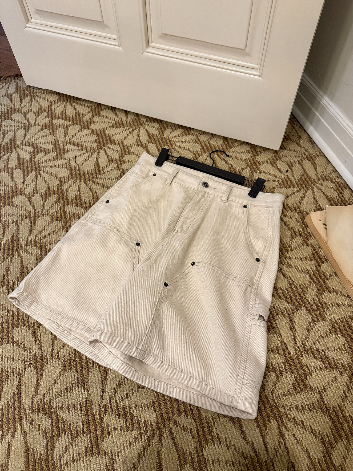 LelyMooch  夏万能デニム ハーフパンツ　マルチポケット  LEM118