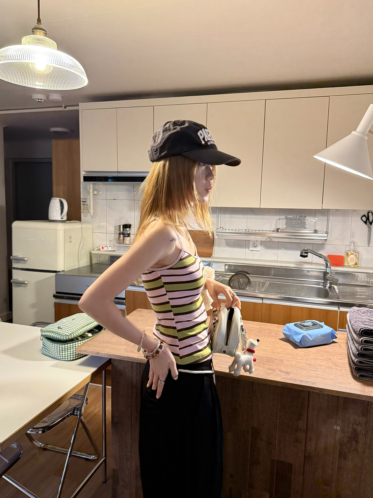 LelyMooch グァバ・ストライプキャミ  LEM164