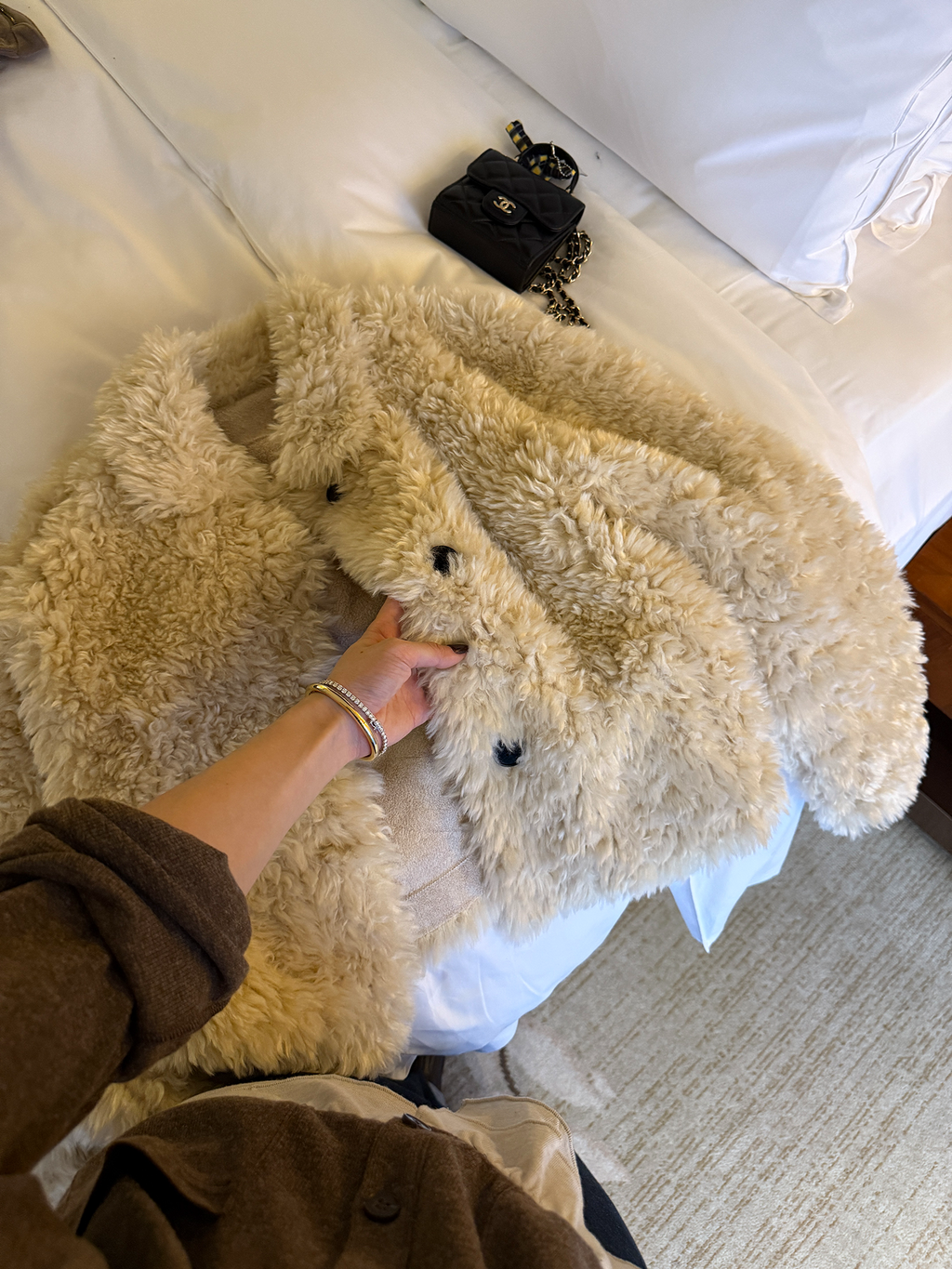 LelyMooch もこもこボアフードコート  LEM269