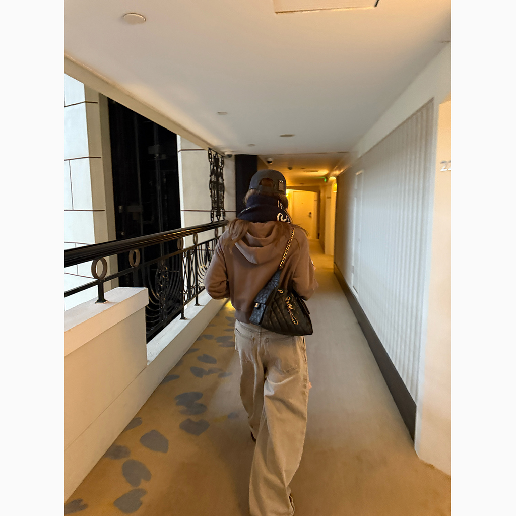 LelyMooch 裏起毛ジップアップフーディー　LEM275