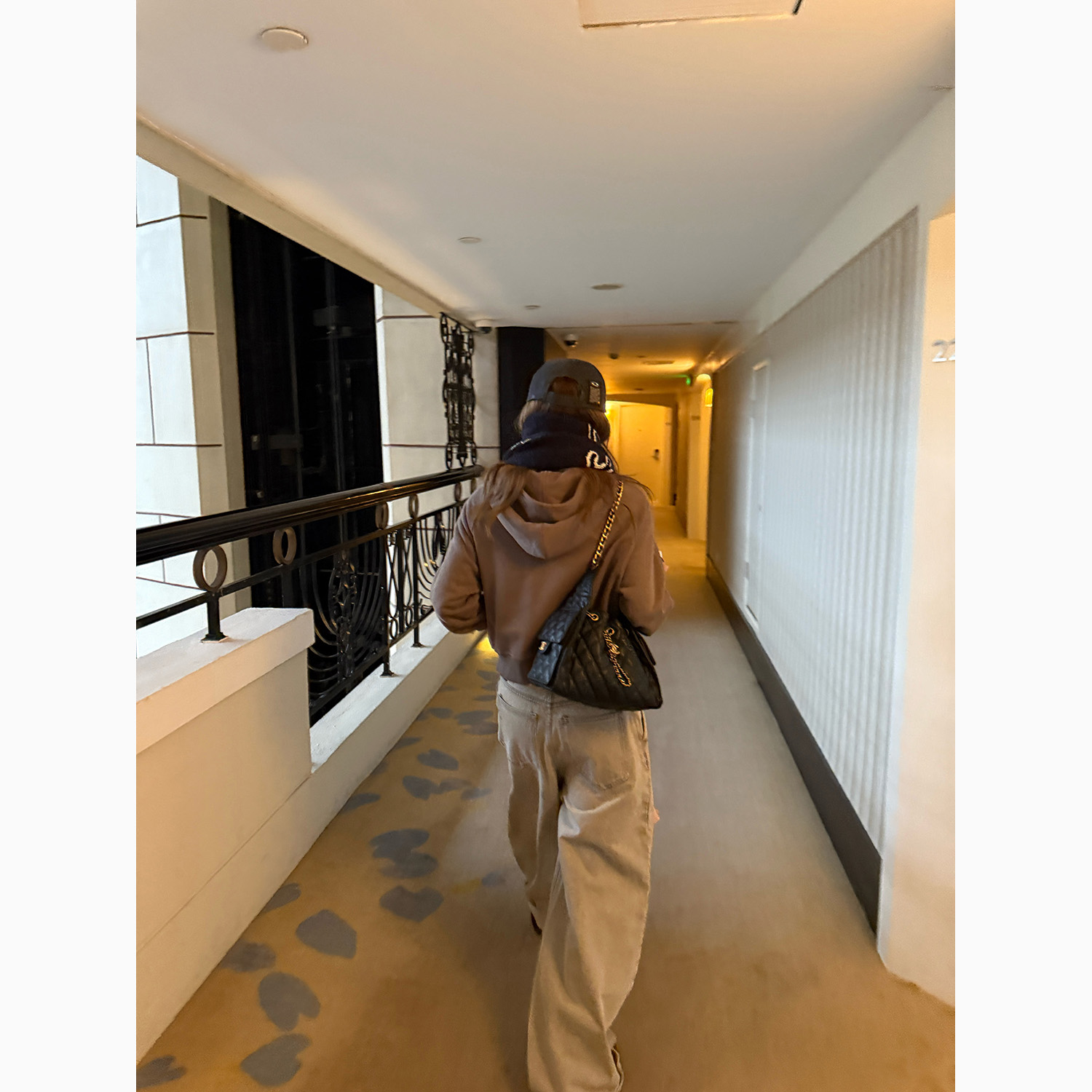 LelyMooch 裏起毛ジップアップフーディー　LEM275