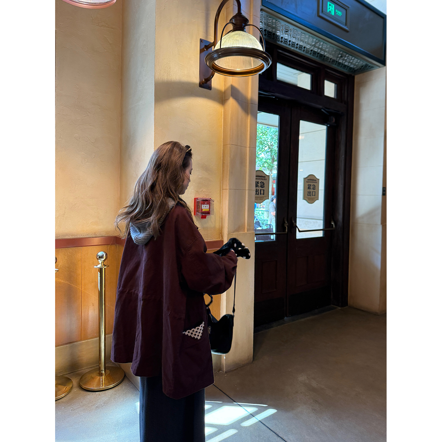 LelyMooch ゆるっとフリースワークジャケット  LEM242