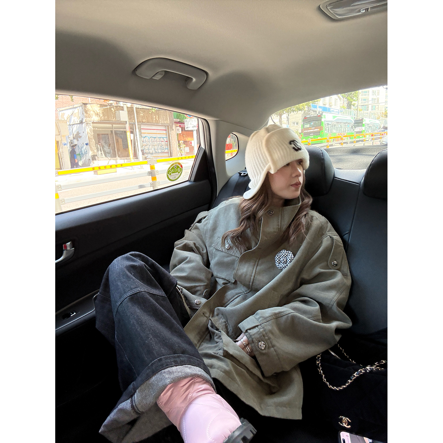 LelyMooch ヴィンテージ風クロスボタンワークジャケット  LEM262