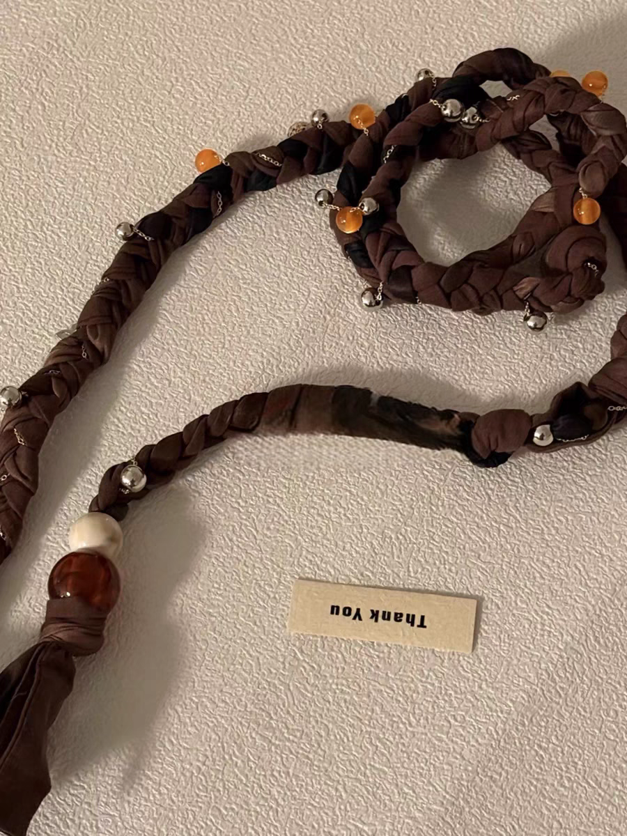 LelyMooch ナチュラル編み ウエストアクセ　LEM151