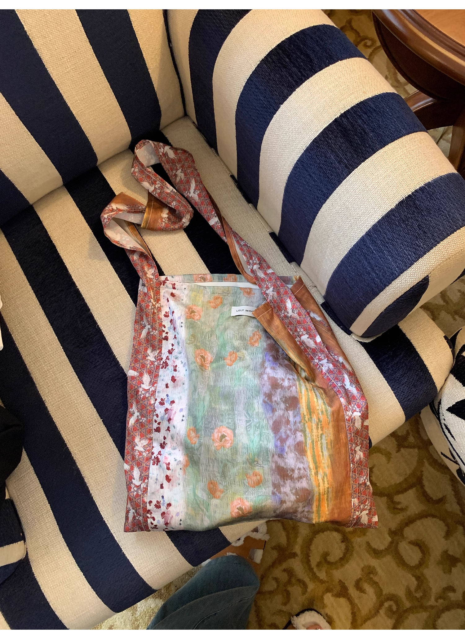 LelyMooch  油絵風 キャンバスバッグ  LEM071