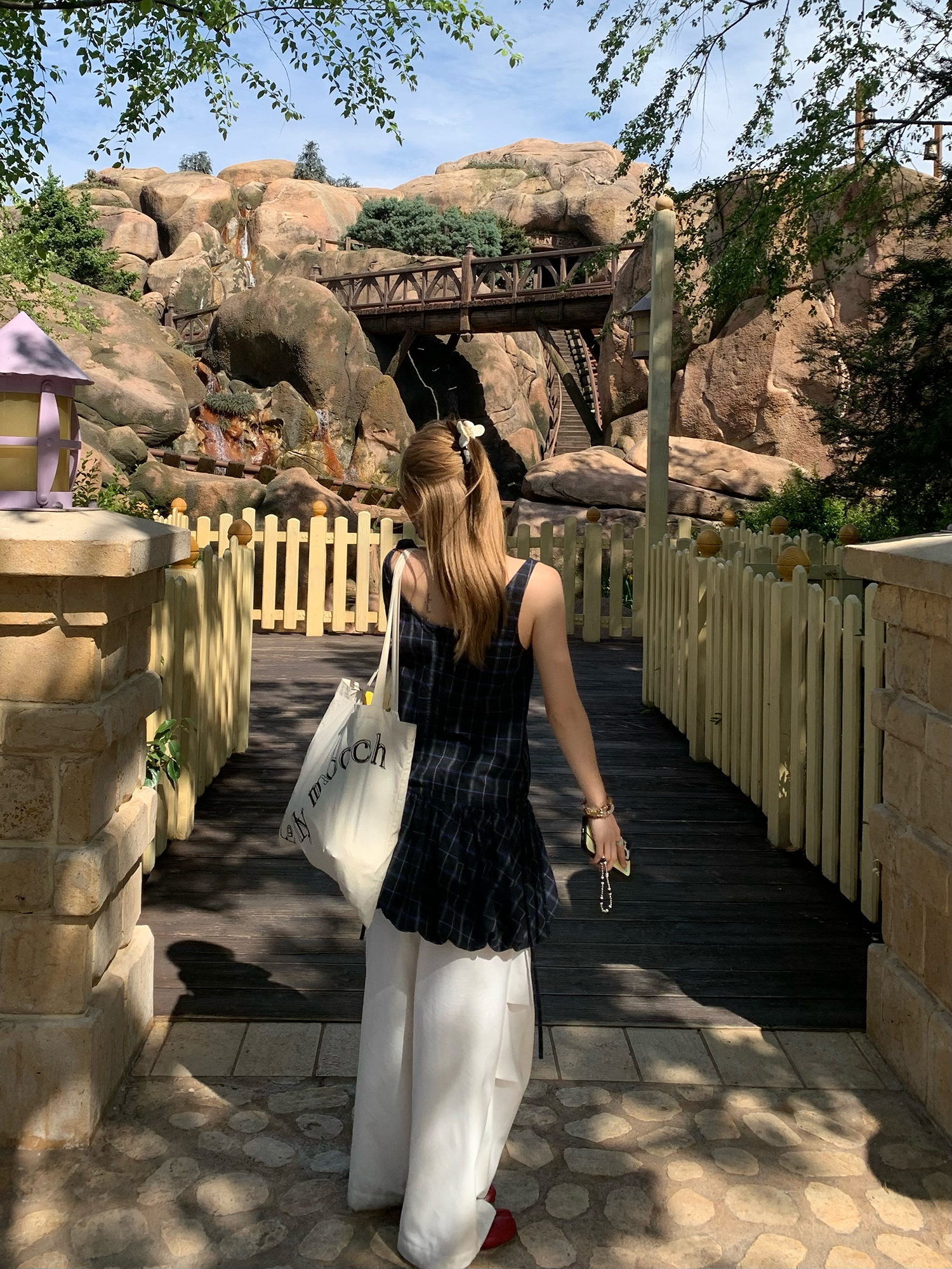 LelyMooch 甘辛ミックスな一枚｜Uネック×チェック柄ワンピース  LEM160