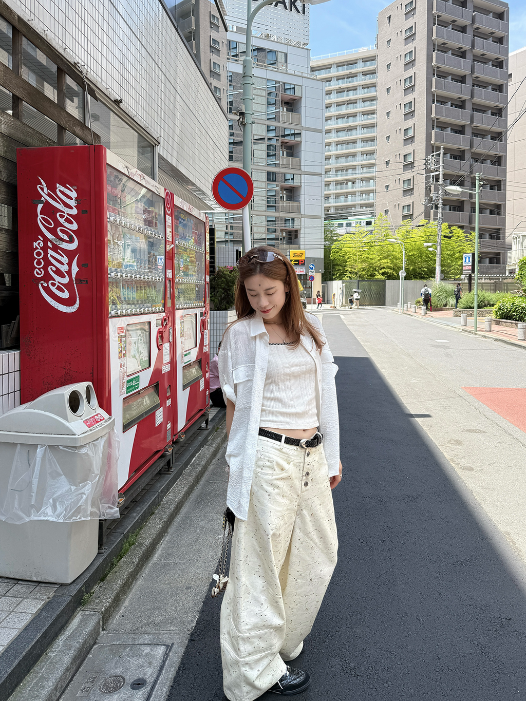 LelyMooch アート柄ルーズフィットパンツ  LEM183