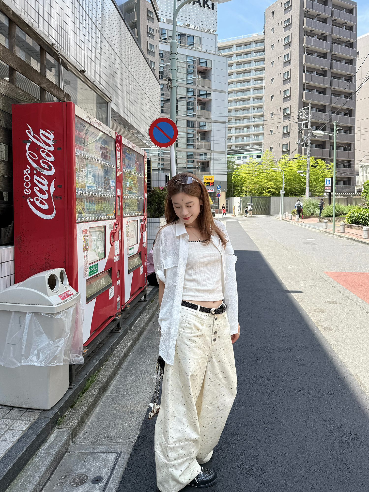 LelyMooch アート柄ルーズフィットパンツ  LEM183
