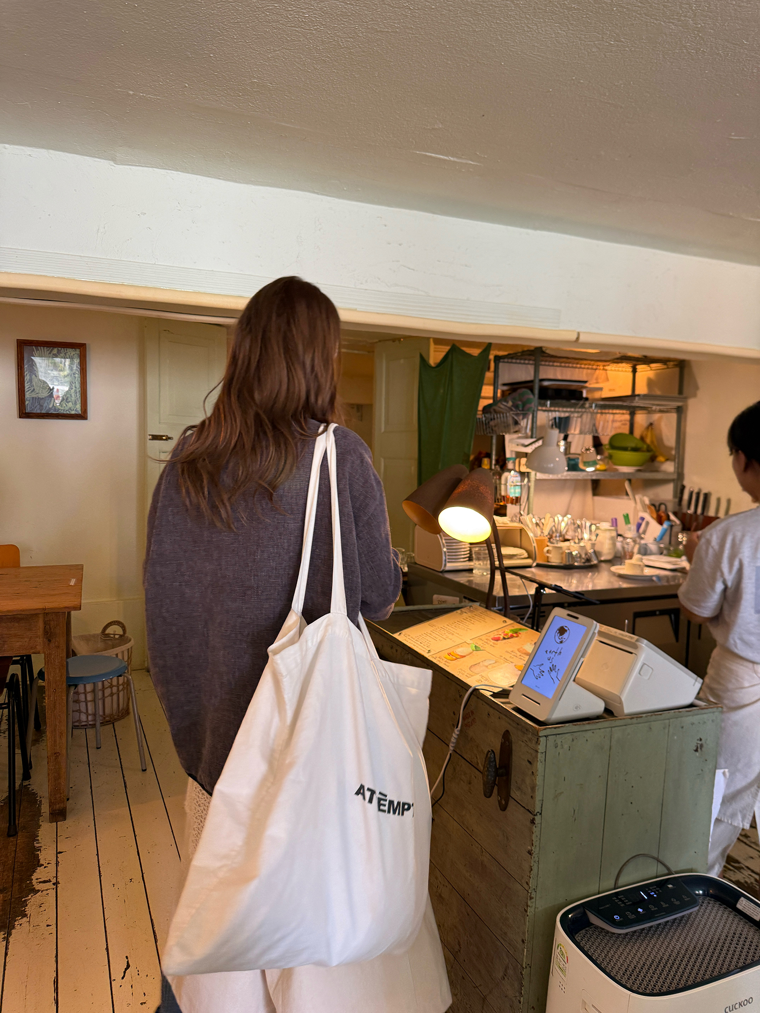 LelyMooch ステッチ入り立ち襟スウェット  LEM253