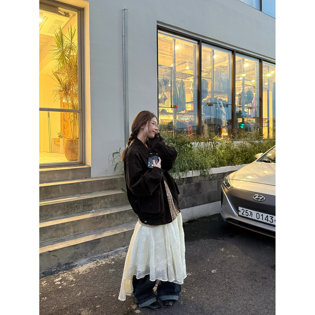 LelyMooch リバーシブルスエードジャケット  LEM250