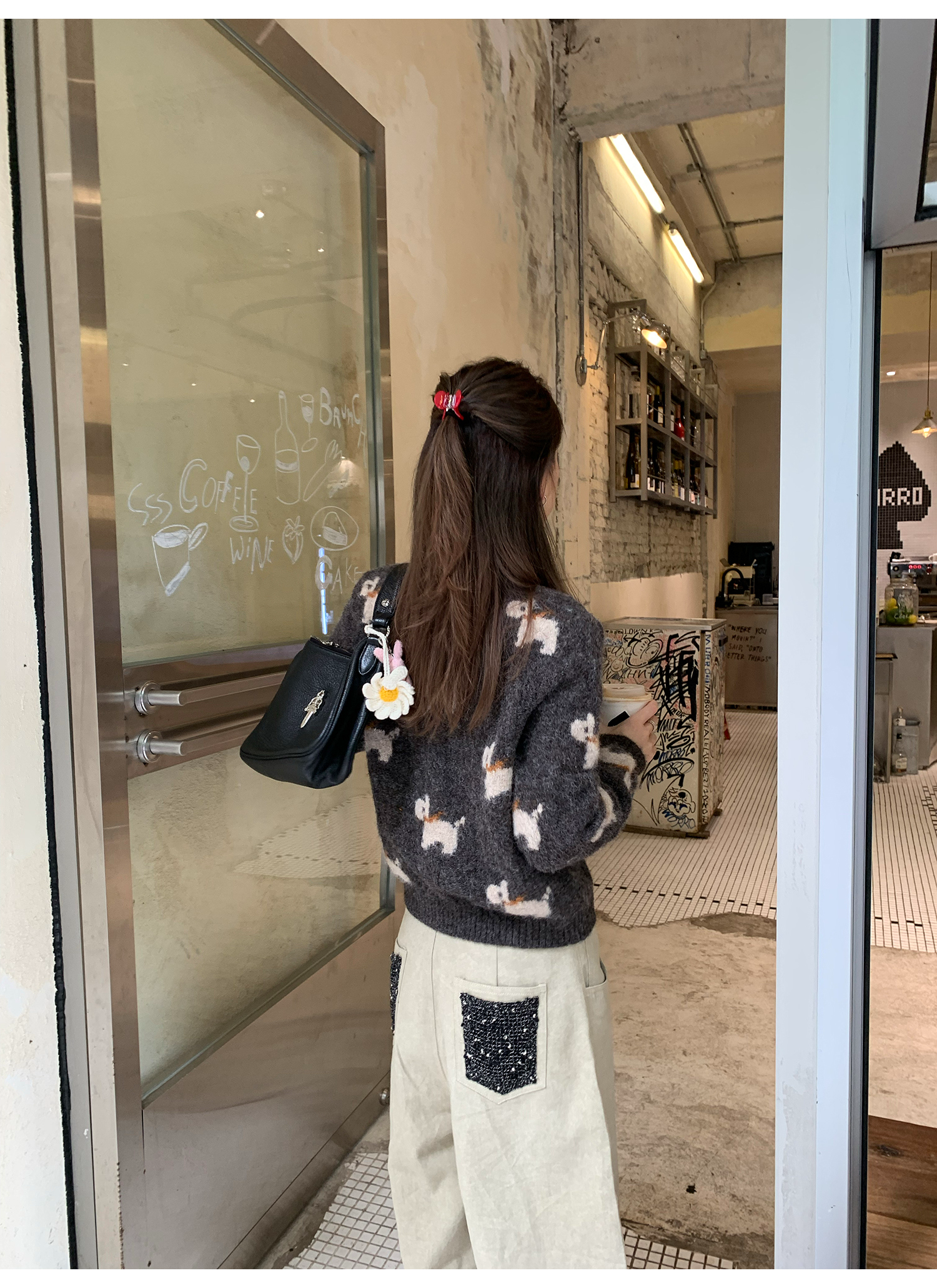 LelyMooch  定番で合わせやすい✨バックポケット パンツ  LEM170