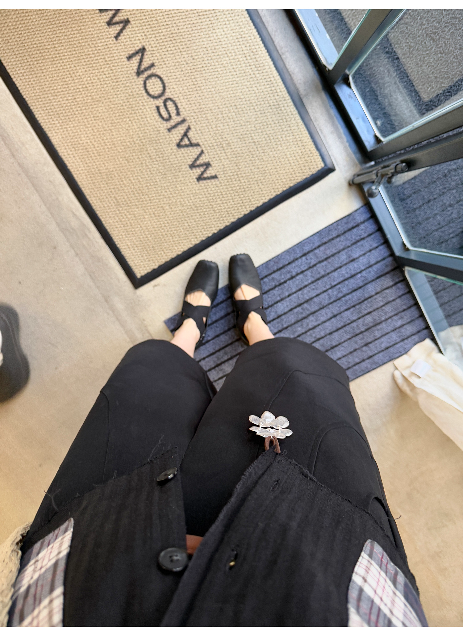 LelyMooch Aライン ワイドパンツ七分丈  LEM202