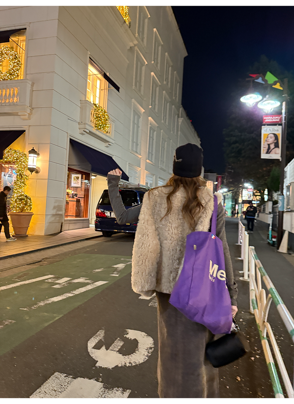 LelyMooch エコファー×ボア リバーシブルショートジレ  LEM279